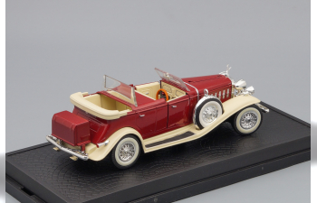 CADILLAC Phaelon v16 1932, beige / red