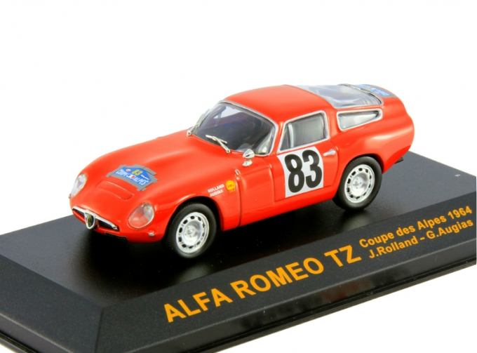 Alfa Romeo TZ, No.83, Roland/Augia, Rally Alpen 1964