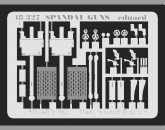 Фототравление Spandau Guns WWI