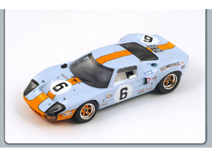 FORD GT 40 6 Победитель LM 1969 J. Ickx - J. Oliver, blue