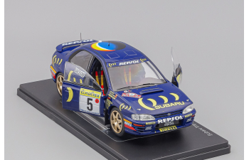 SUBARU Impreza, Rallye Monte Carlo №5, Carlos Sainz - Luis Moya (1995), blue