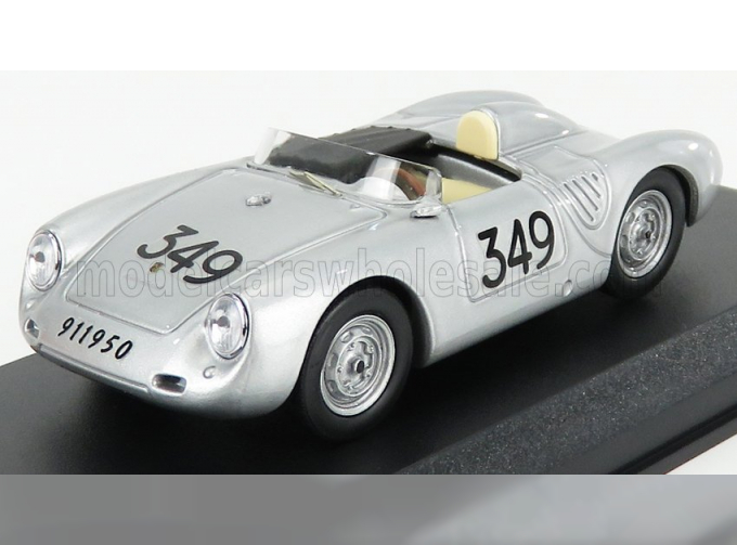 PORSCHE 1500 Rs Spider N349 Mille Miglia (1957) U.Maglioli, silver