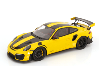 PORSCHE 911 (991.2) GT2 RS Weissach Package (2018), yellow black