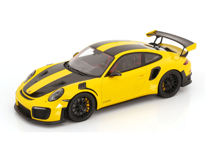PORSCHE 911 (991.2) GT2 RS Weissach Package (2018), yellow black