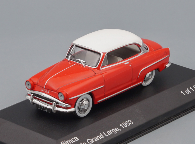 SIMCA Aronde Grand Large (1953), red/white