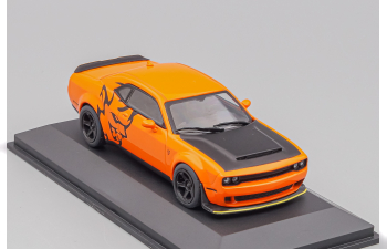 DODGE Challenger SRT Demon V8 6 2l (2018), orange-matt-black