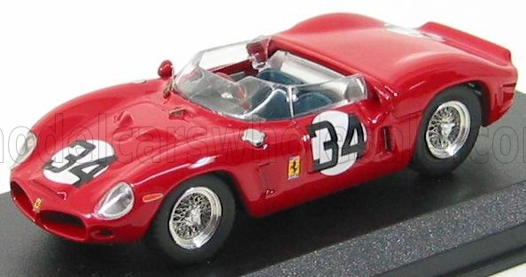 FERRARI Dino 246sp №34 Sebring (1962) P.Rodriguez - R.rodriguez, Red