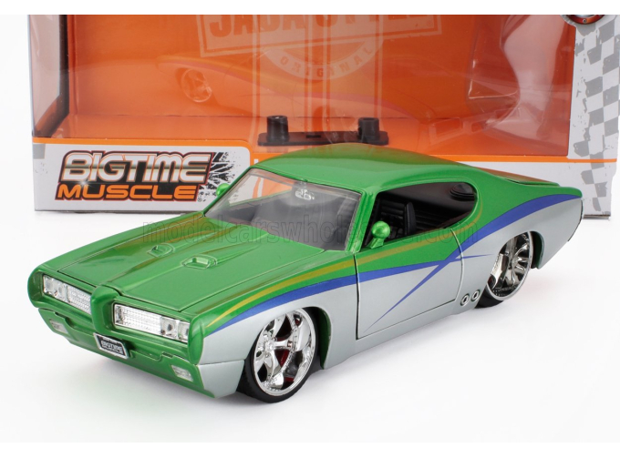 PONTIAC Gto Judge Coupe (1969), Green Silver