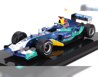 SAUBER F1 C23 Petronas №11 Season (2004) Giancarlo Fisichella - Con Vetrina - With Showcase, Blue Green