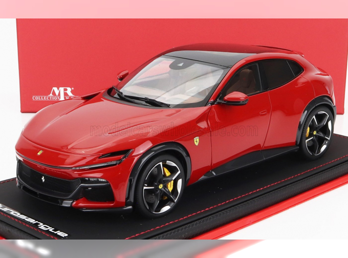 FERRARI Purosangue Suv (2022) - Con Vetrina - With Showcase, Rosso Corsa - Red