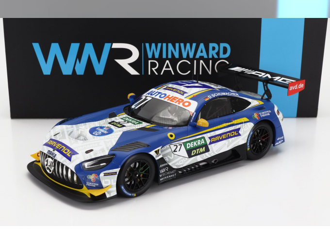 MERCEDES-BENZ Amg Gt3 Evo Team Winward №27 Dtm Season (2022) David Schumacher, Blue White Black