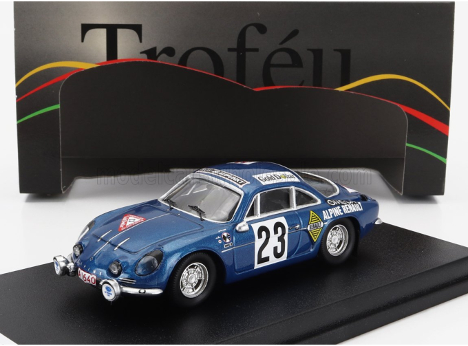 RENAULT Alpine A110 №23 Rally 1000 Lakes (1969) Jorma Lusenius - Seppo Halme, Blue