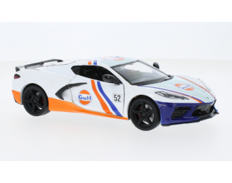 CHEVROLET Corvette C8 N 52 Gulf Racing 2020, White Blue Orange