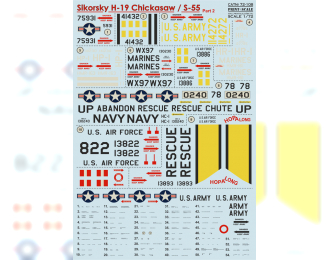 Sikorsky H-19 Part 2 Wet decal