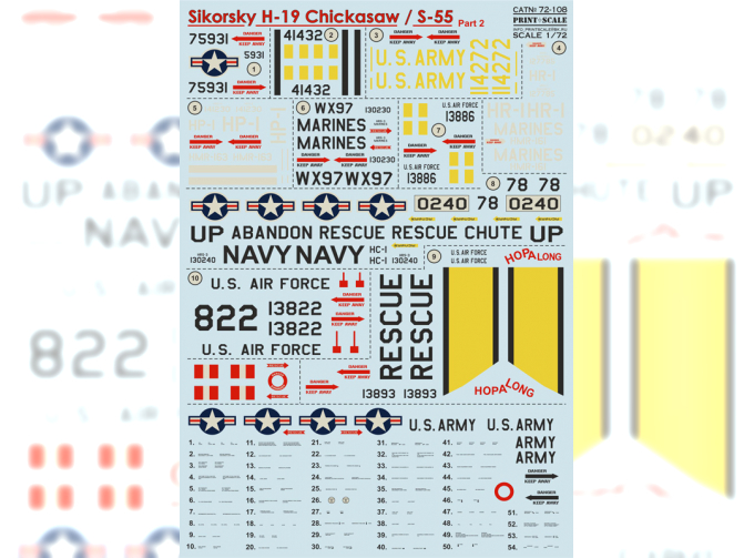 Sikorsky H-19 Part 2 Wet decal