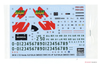 Сборная модель Honda XLR BAJA (MD22) (1991)