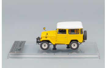 TOYOTA Land Cruiser 40 Series, yellow / white roof