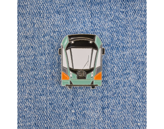 Значок "71-932 Славянка", светло-зеленый