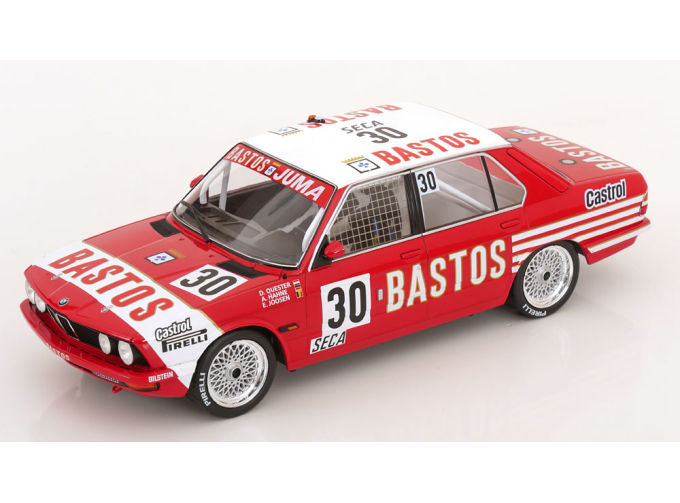 BMW 5-series 528i (e28) Team Bastos Joosen Juma №30 Winner 24h Spa (1982) Eddy Joosen - Armin Hahne - Hans Heyer - Dieter Quester, Red White