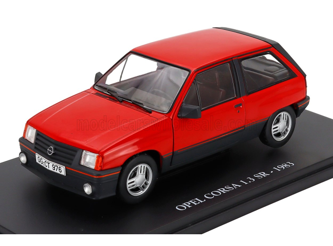 OPEL Corsa 1.3 Sr (1983) - Con Vetrina - With Showcase, Red