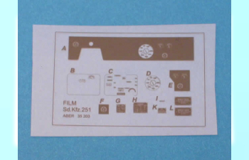Фототравление для Armoured personnel carrier Sd.Kfz. 25 Ausf. D - vol.1 - basic set