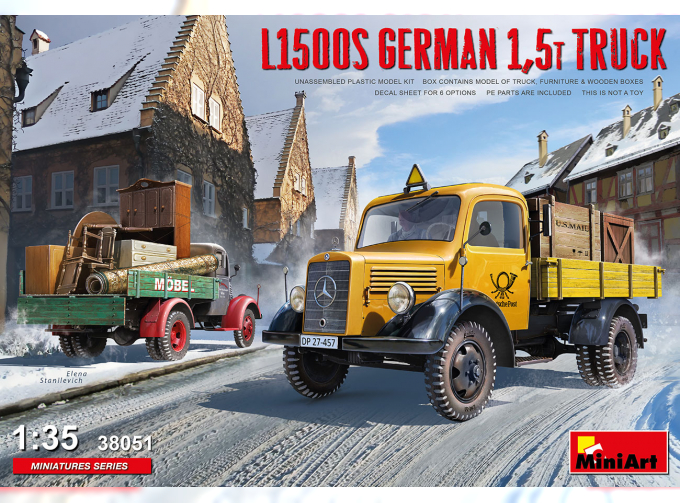 Сборная модель L1500s German 1,5t Truck