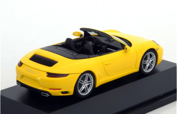 PORSCHE 911 991-2 Carrera Cabriolet (2016), yellow