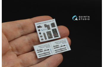 3D Декаль интерьера кабины AH-6J/MH-6J Little Bird (ICM)