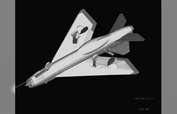 Сборная модель Британский истребитель-перехватчик English Electric (BAC) Lightning F.MK3