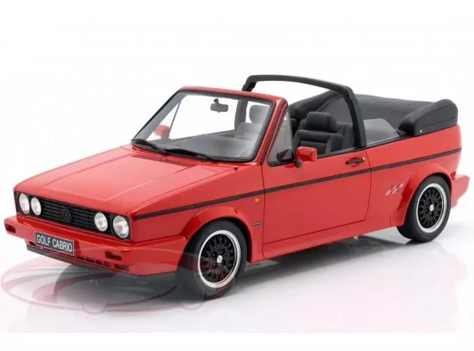 VOLKSWAGEN Golf Cabriolet Sportline Mk1 (1991), red