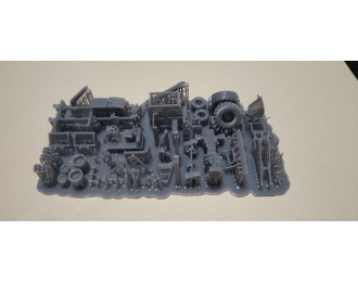 Сборная модель Погрузчик-экскаватор автономный (ПЭА-1) Карпатец