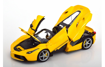 FERRARI Laferrari Aperta Spider (2016), Nero Daytona - yellow