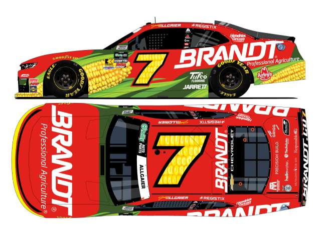 Chevrolet #7 Justin Allgaier *Brandt*, various 2026