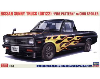 Сборная модель Nissan Sunny Truck (GB122) «Огненный узор» со спойлером (Limited Edition)