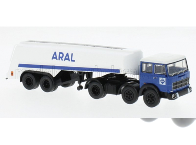 FIAT 691 T Tanker Truck Aral (1970), Blue White