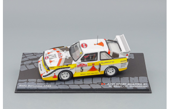 AUDI Quattro Sport S1 #5 W.Rohrl - C.Geistdorfer, white / yellow