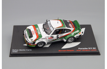 PORSCHE 911 SC #6 B.Béguin/J.Lenne Rally Monte-Carlo 1980, white / green