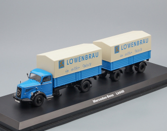 MERCEDES-BENZ L6600 Truck Lowenbrau + Trailer