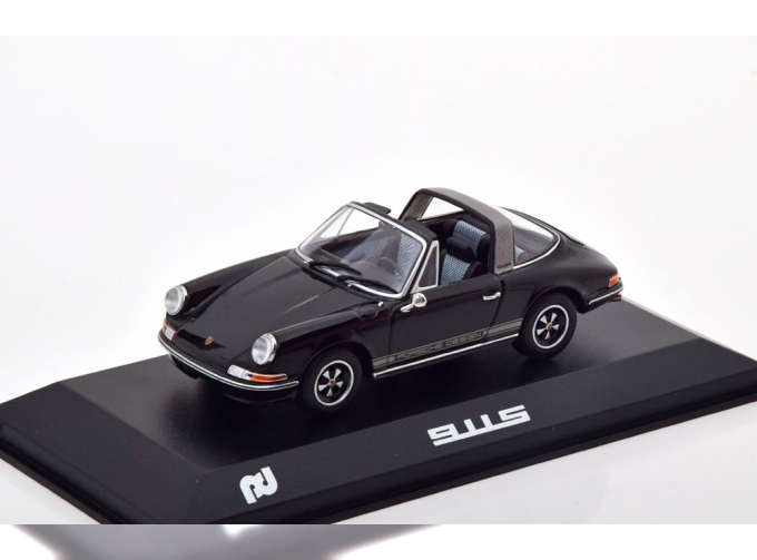 PORSCHE 911 S 2.4 Targa (1972), schwarz