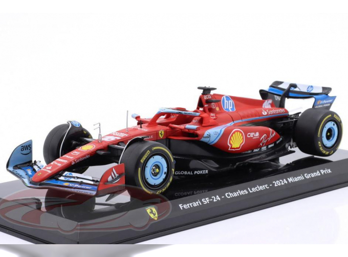FERRARI SF-24 #16 3rd Miami GP Formula 1 Charles Leclerc (2024)