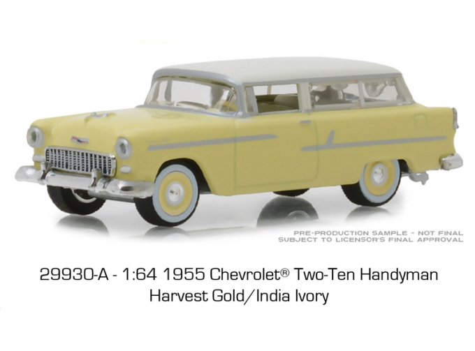 CHEVROLET Two-Ten Handyman 1955 Yellow/India Ivory