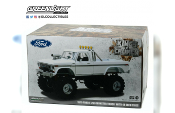 FORD F-250 Monster Truck Bigfoot 1979 White (колеса 48 дюймов)