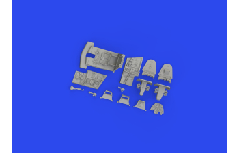Кабина пилота Bf 109G-5/G-6 cockpit Brassin PRINT