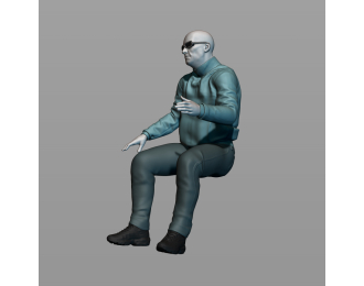 Фигура Водитель, окрашенная