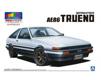 Сборная модель Toyota AE86 Trueno '83 (White/Black)