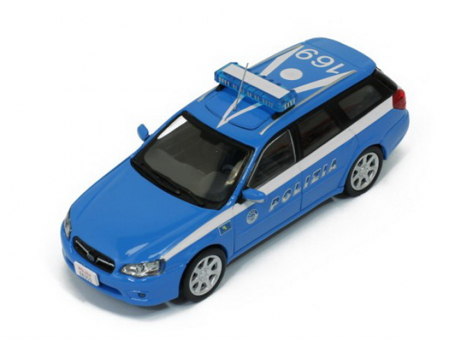 SUBARU Legacy Wagon "POLIZIA" (2003), blue