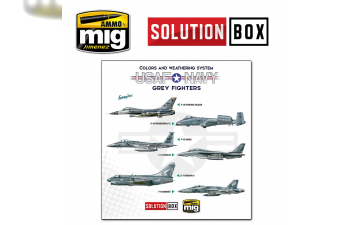 USAF NAVY GREY FIGHTERS SOLUTION BOX