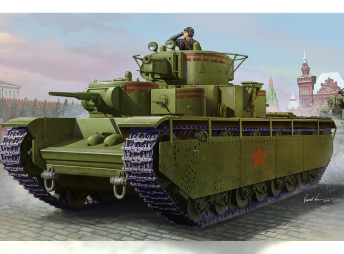 Сборная модель Танк Soviet T-35 Heavy Tank - Early