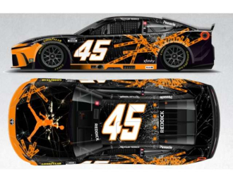 Toyota Camry XSE #45 Tyler Reddick *Jordan Brand Chicago*, black/orange 2025