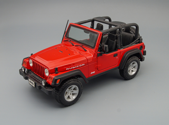 JEEP Wrangler Rubicon, red / black